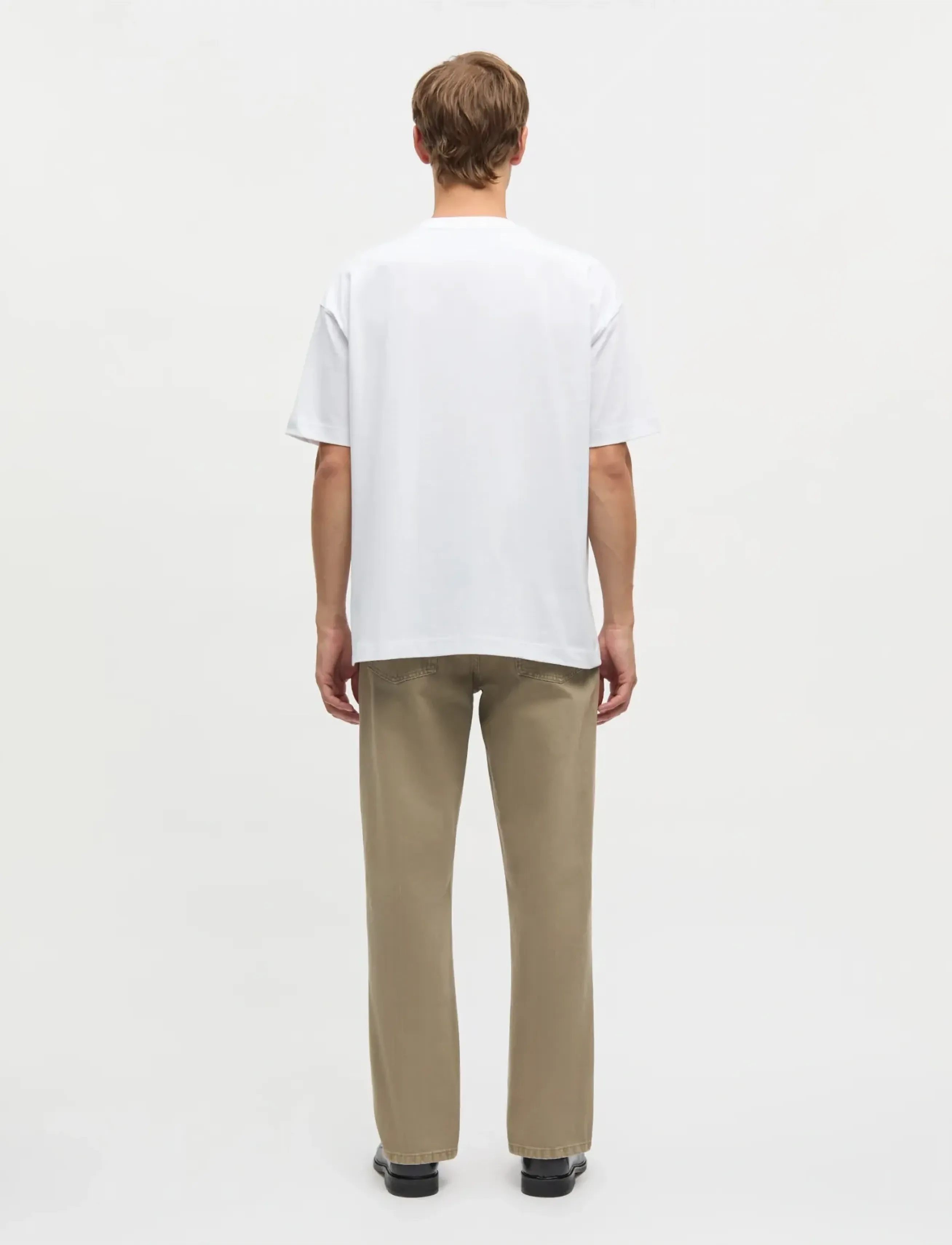 Mads Nørgaard - Open-End A Place Big Tee - kortærmede t-shirts - white - 2