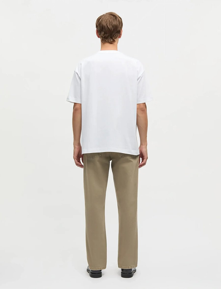 Mads Nørgaard - Open-End A Place Big Tee - kurzärmelig - white - 2