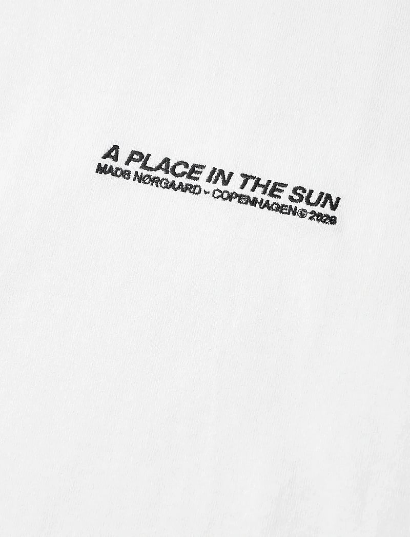 Mads Nørgaard - Open-End A Place Big Tee - kurzärmelig - white - 3