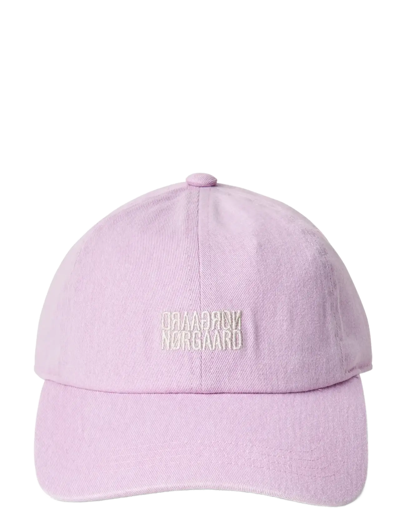 Mads Nørgaard Washed Cotton Twill Mirror Coal Cap - Accessories - ORCHID BOUQUET / pink/rose