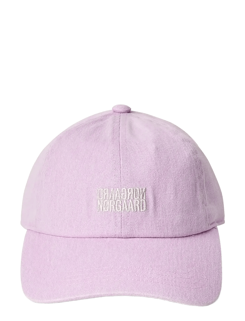 Mads Nørgaard - Washed Cotton Twill Mirror Coal Cap - nokamütsid - orchid bouquet - 0