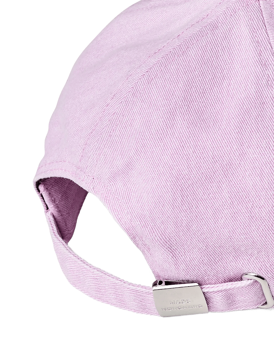 Mads Nørgaard - Washed Cotton Twill Mirror Coal Cap - kappen - orchid bouquet - 1