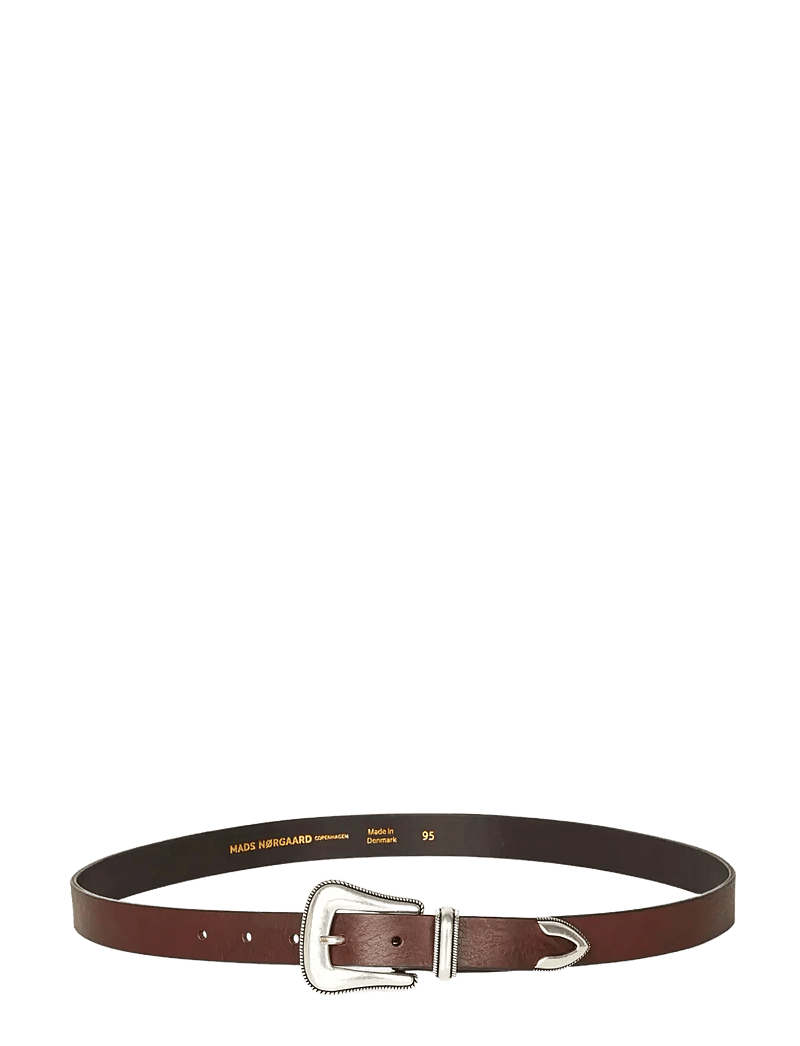Mads Nørgaard - Skin Billy Belt - klassisch gürtel - dark brown - 0