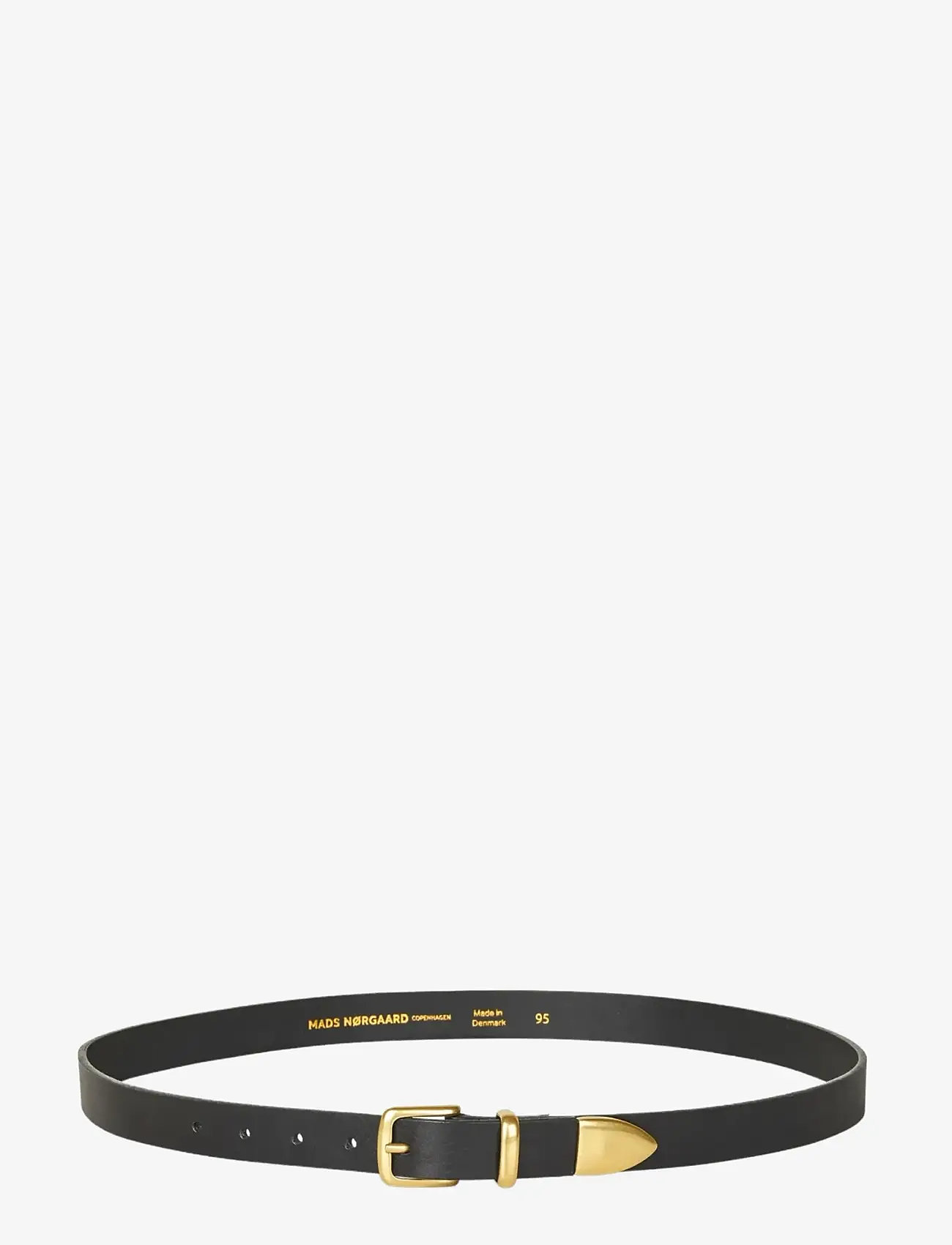 Mads Nørgaard - Skin Jesse Belt - classic belts - black - 0