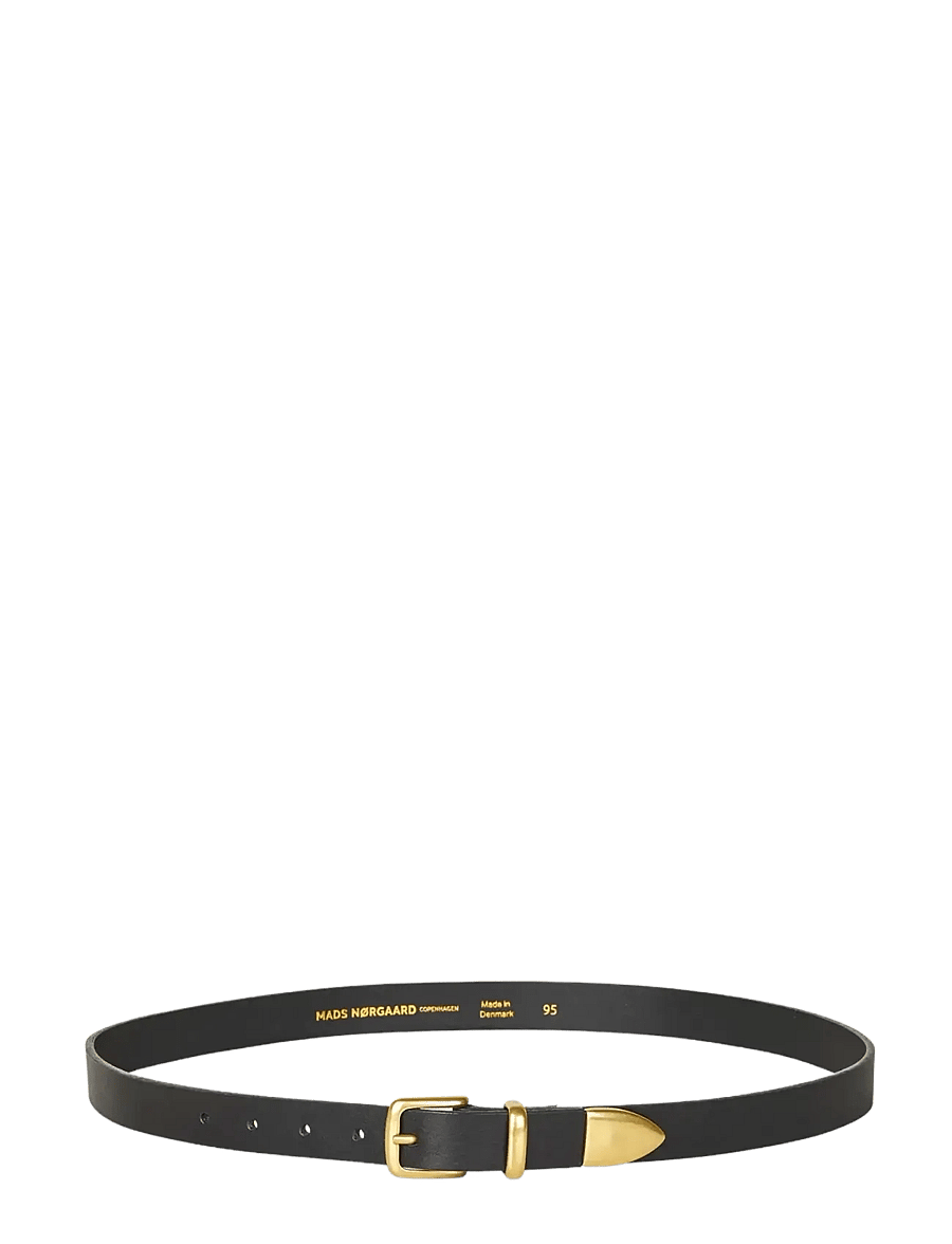 Mads Nørgaard - Skin Jesse Belt - klassisch gürtel - black - 0