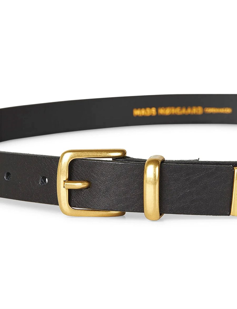 Mads Nørgaard - Skin Jesse Belt - klassisch gürtel - black - 1