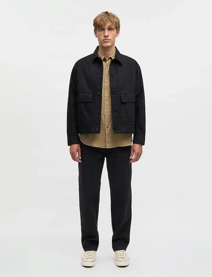 Mads Nørgaard - Sunrise Twill Miles Jacket - lentejassen - black - 0