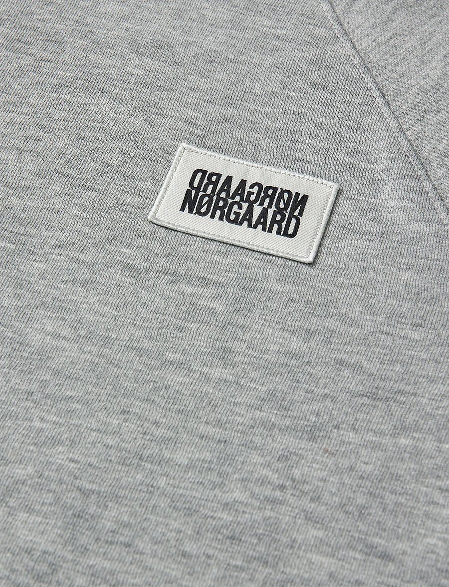 Mads Nørgaard - Standard Alia Sweatshirt - collegepaidat - grey melange - 2