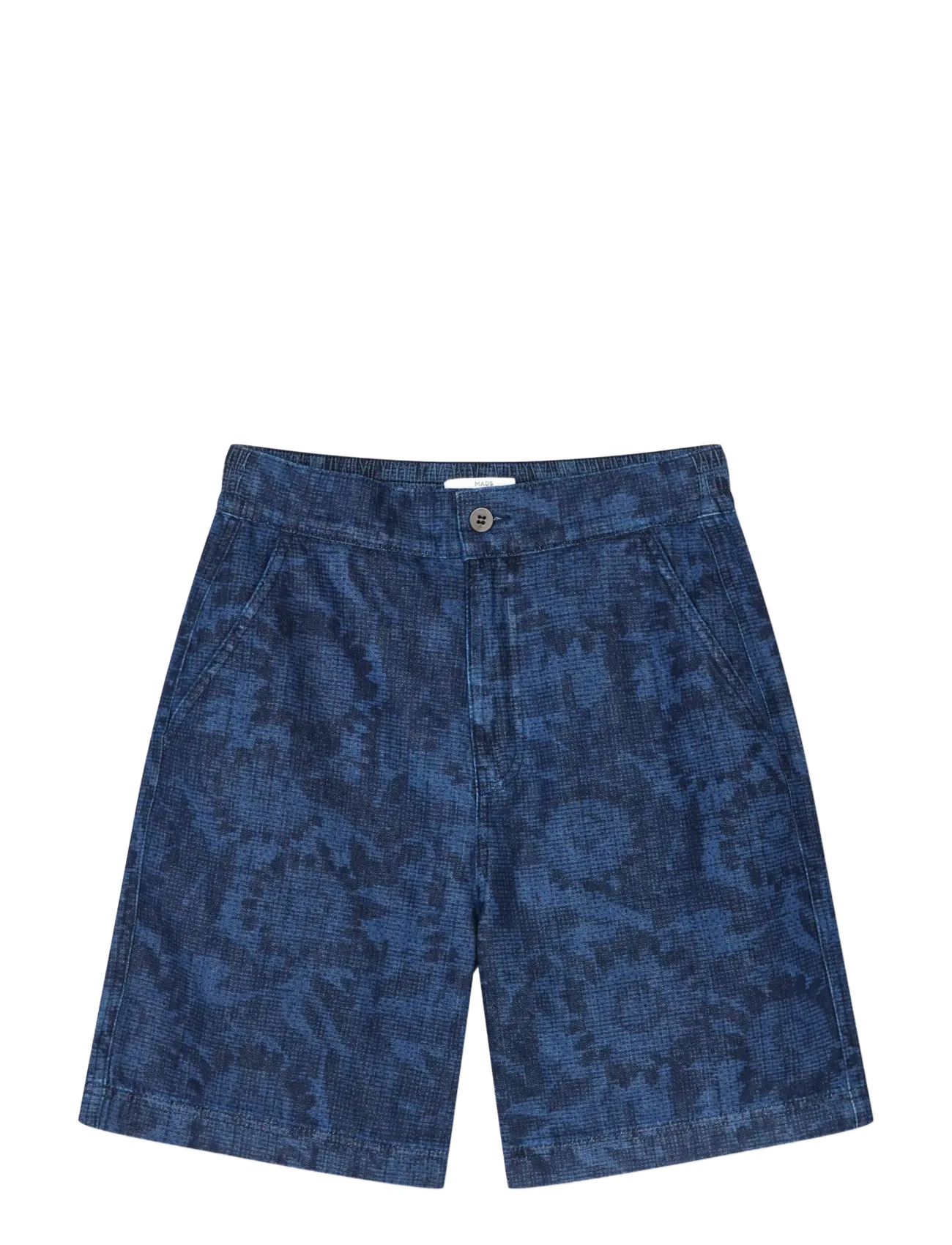 Mads Nørgaard Lazor Denim Sui Short - Shorts - SUNFLOWER AOP / blue