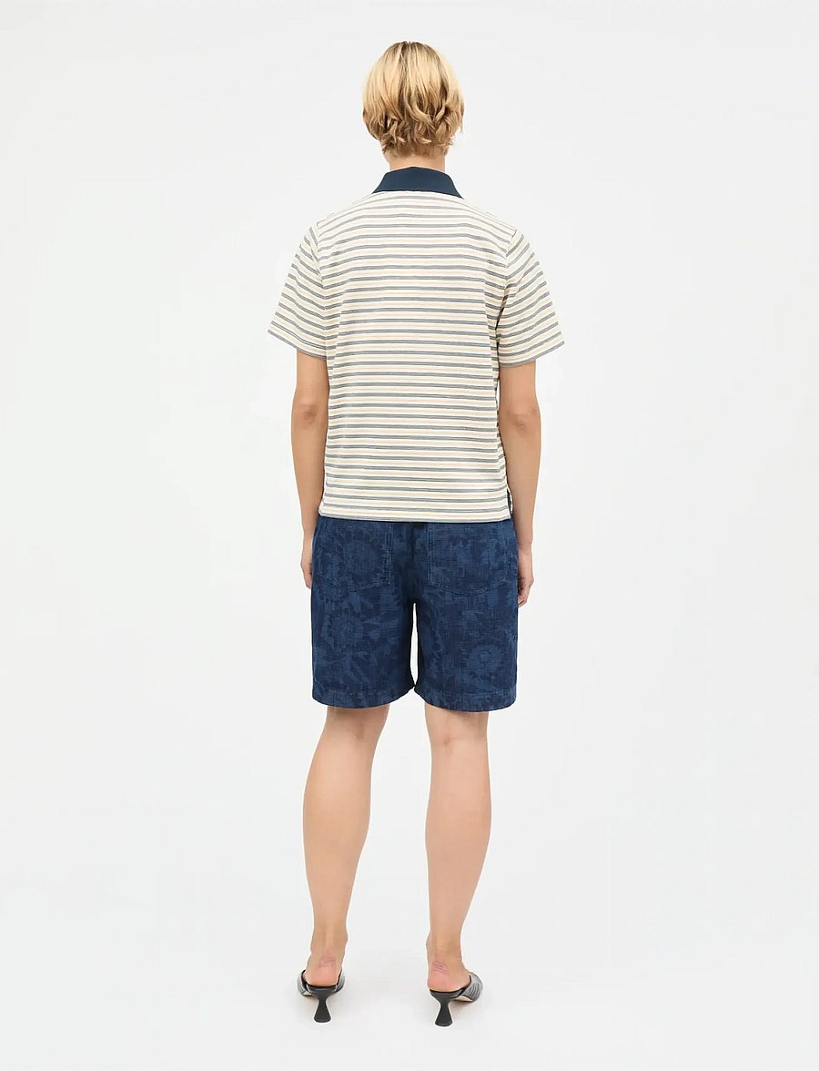 Mads Nørgaard - Lazor Denim Sui Short - freizeitshorts - sunflower aop - 2