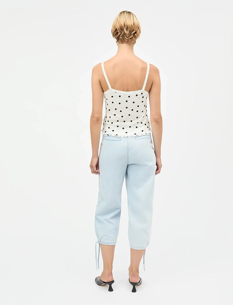 Mads Nørgaard - Air Denim Anni Pants - culotte püksid - sunbleached blue - 2