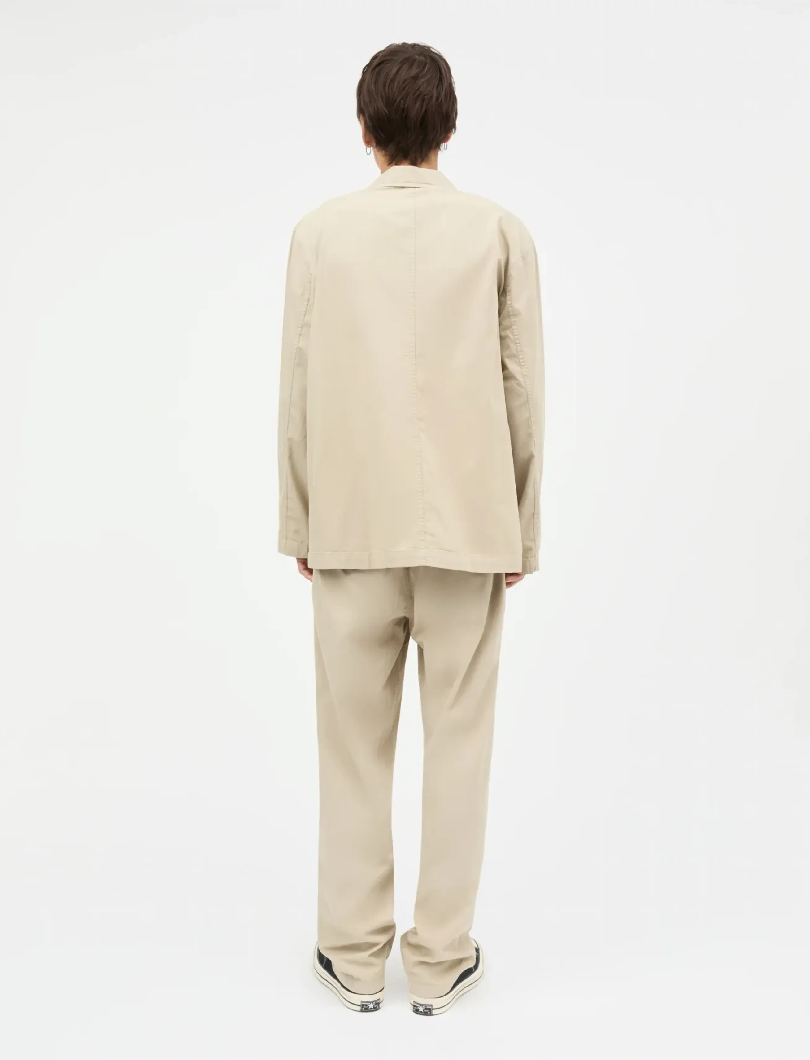 Mads Nørgaard - Dyed Weave Felix Blazer - Ühe rinnatisega pintsakud - plaza taupe - 2