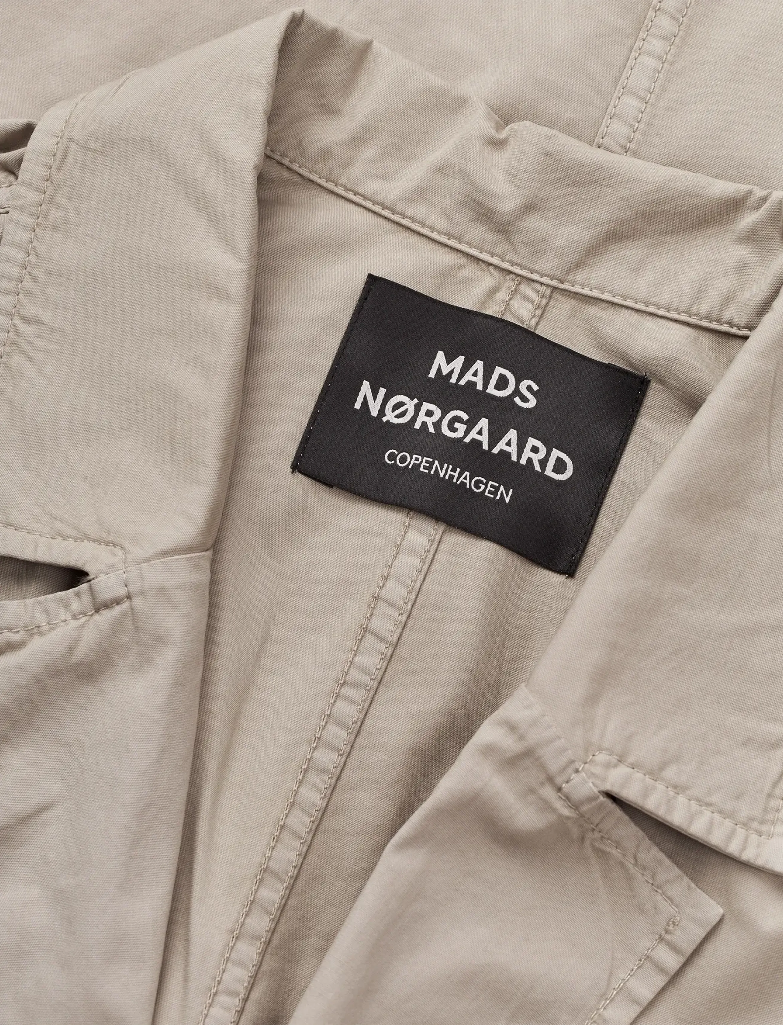 Mads Nørgaard - Dyed Weave Felix Blazer - Ühe rinnatisega pintsakud - plaza taupe - 3