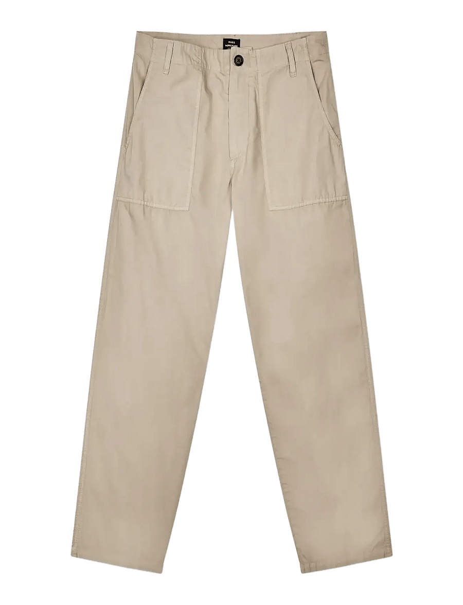 Mads Nørgaard - Dyed Weave Jay Work Pants - cargobukser - plaza taupe - 1