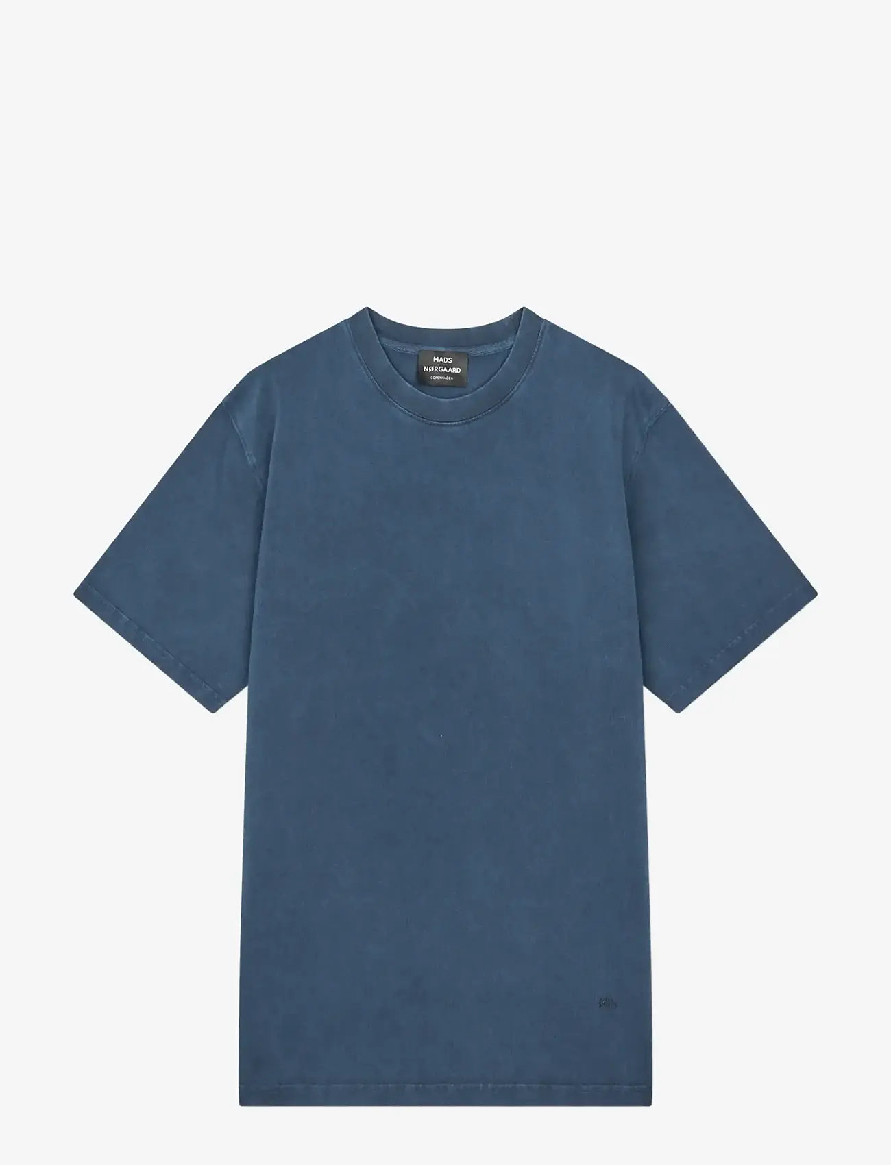 Mads Nørgaard - Combed Jersey Dye Thorbjørn Tee - kortærmede t-shirts - sky captain - 1
