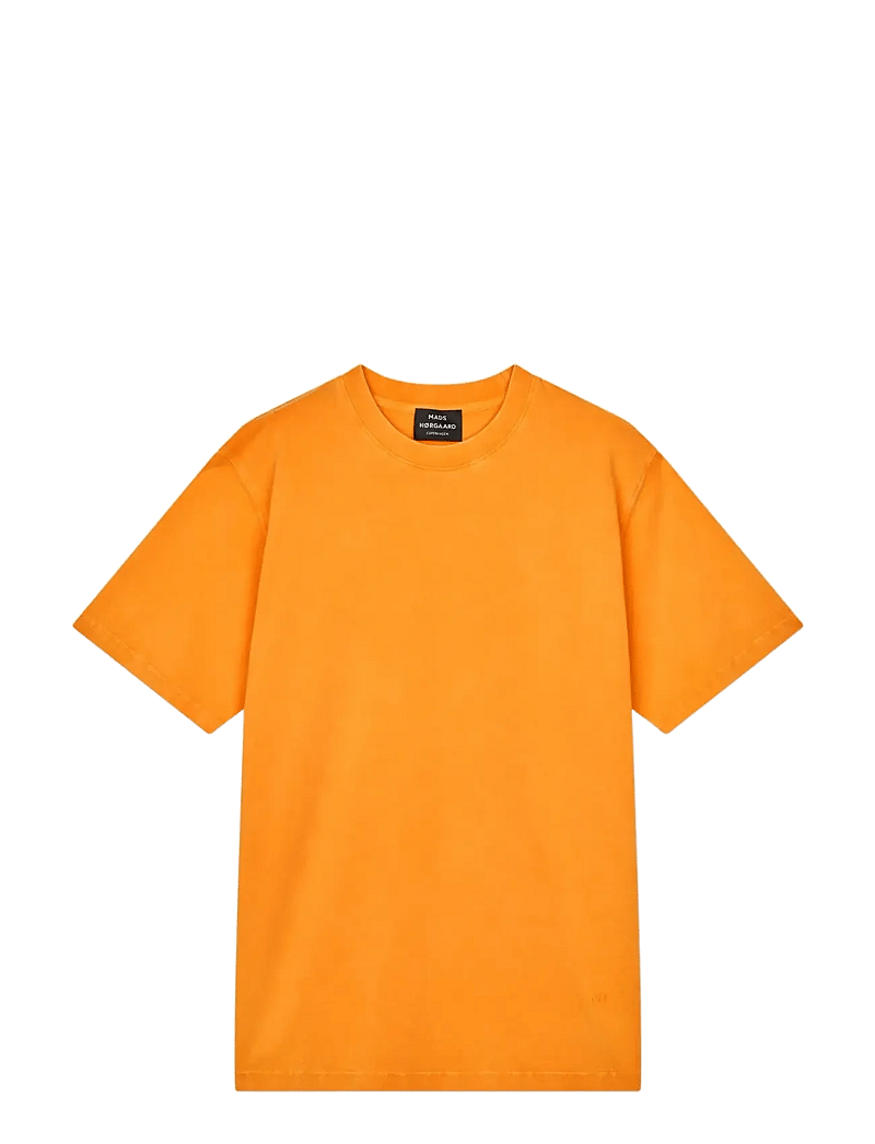 Mads Nørgaard - Combed Jersey Dye Thorbjørn Tee - lühikeste varrukatega t-särgid - zinnia - 1
