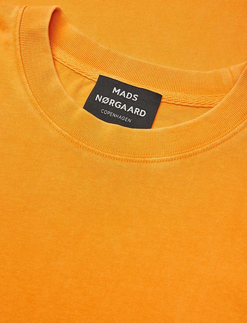 Mads Nørgaard - Combed Jersey Dye Thorbjørn Tee - lühikeste varrukatega t-särgid - zinnia - 3