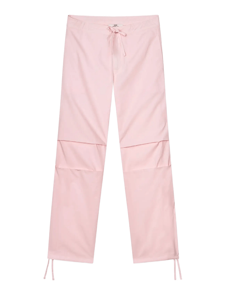 Mads Nørgaard - Dyed Weave Carmen Pants - tiesaus kirpimo kelnės - icy pink - 1