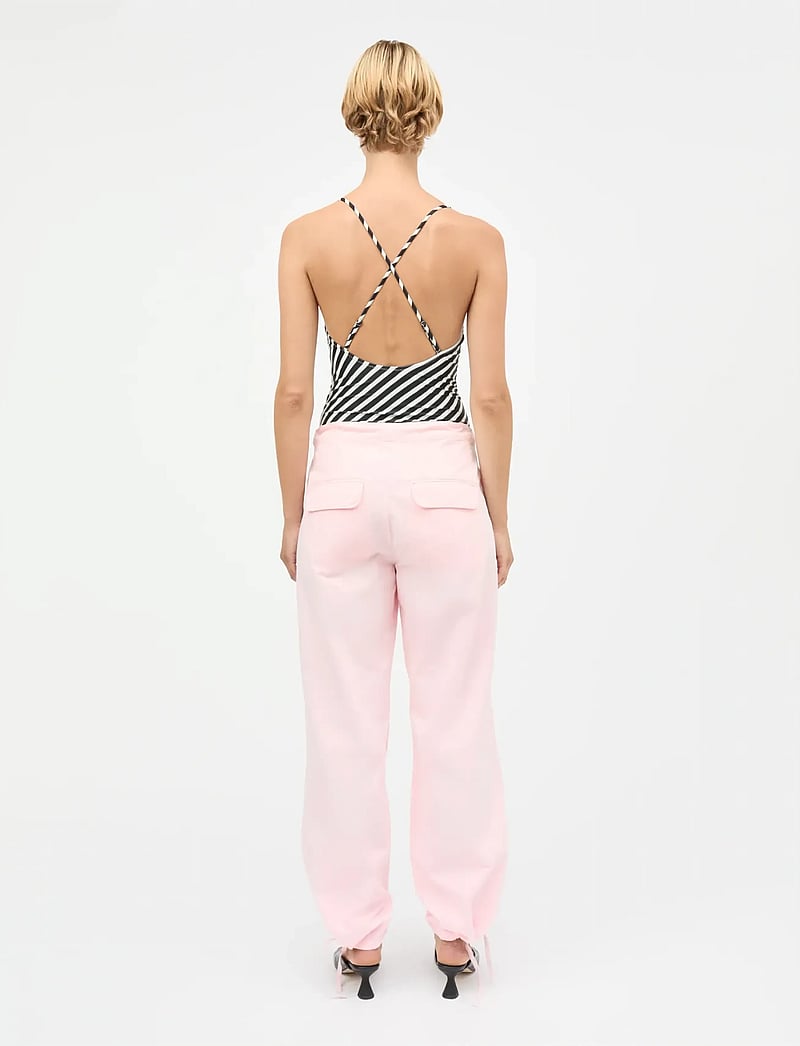 Mads Nørgaard - Dyed Weave Carmen Pants - straight leg hosen - icy pink - 2
