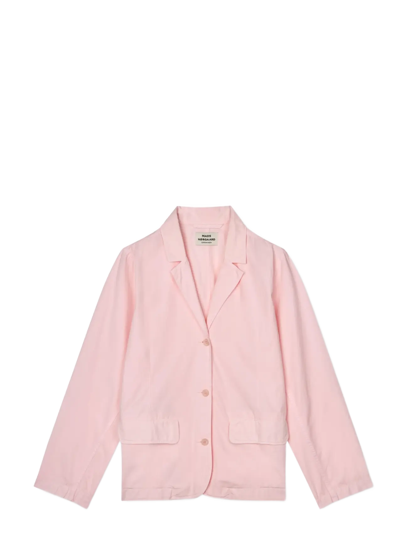 Mads Nørgaard Dyed Weave Fever Blazer - Kläder - ICY PINK / pink/rose