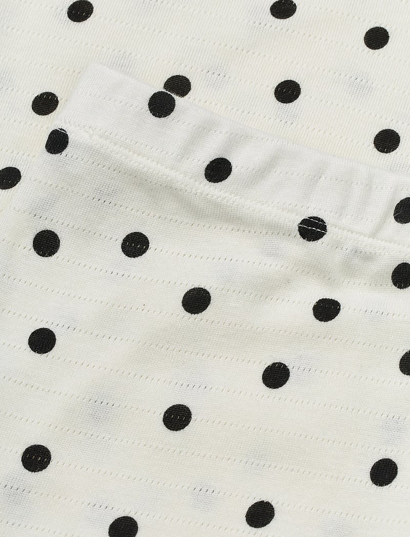 Mads Nørgaard - Pointella Volan Pants AOP - bukser med lige ben - dot aop vanilla ice - 1