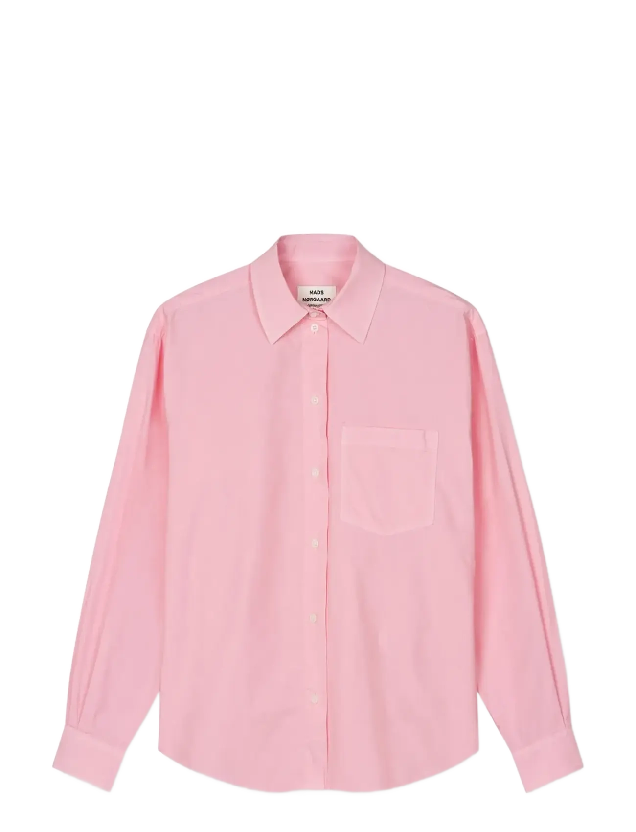 Mads Nørgaard Crispy Poplin Carol Shirt - Fatnaður - ICY PINK / pink/rose