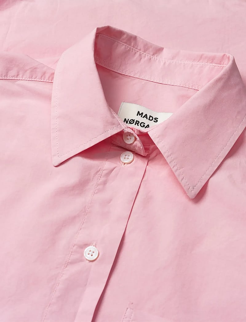 Mads Nørgaard - Crispy Poplin Carol Shirt - langærmede skjorter - icy pink - 1
