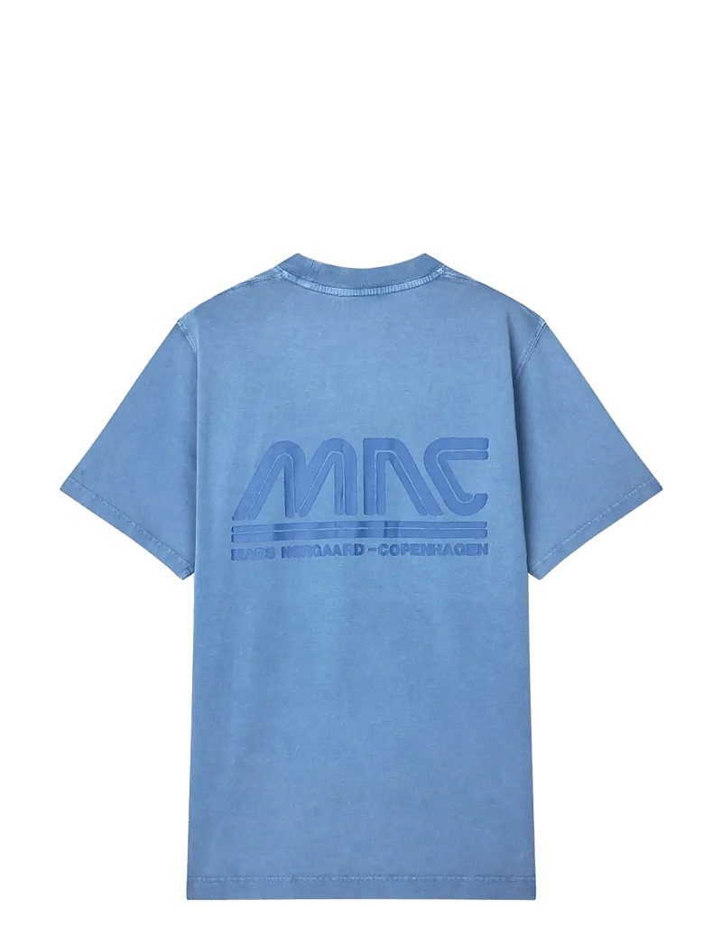 Mads Nørgaard - Cotton Jersey Frode MNC Tee - kortærmede t-shirts - riviera - 2