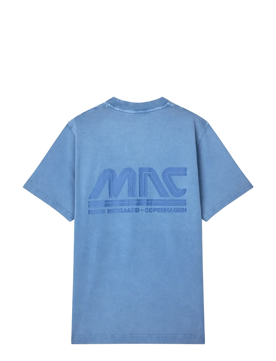 Mads Nørgaard - Cotton Jersey Frode MNC Tee - kortærmede t-shirts - riviera - 2