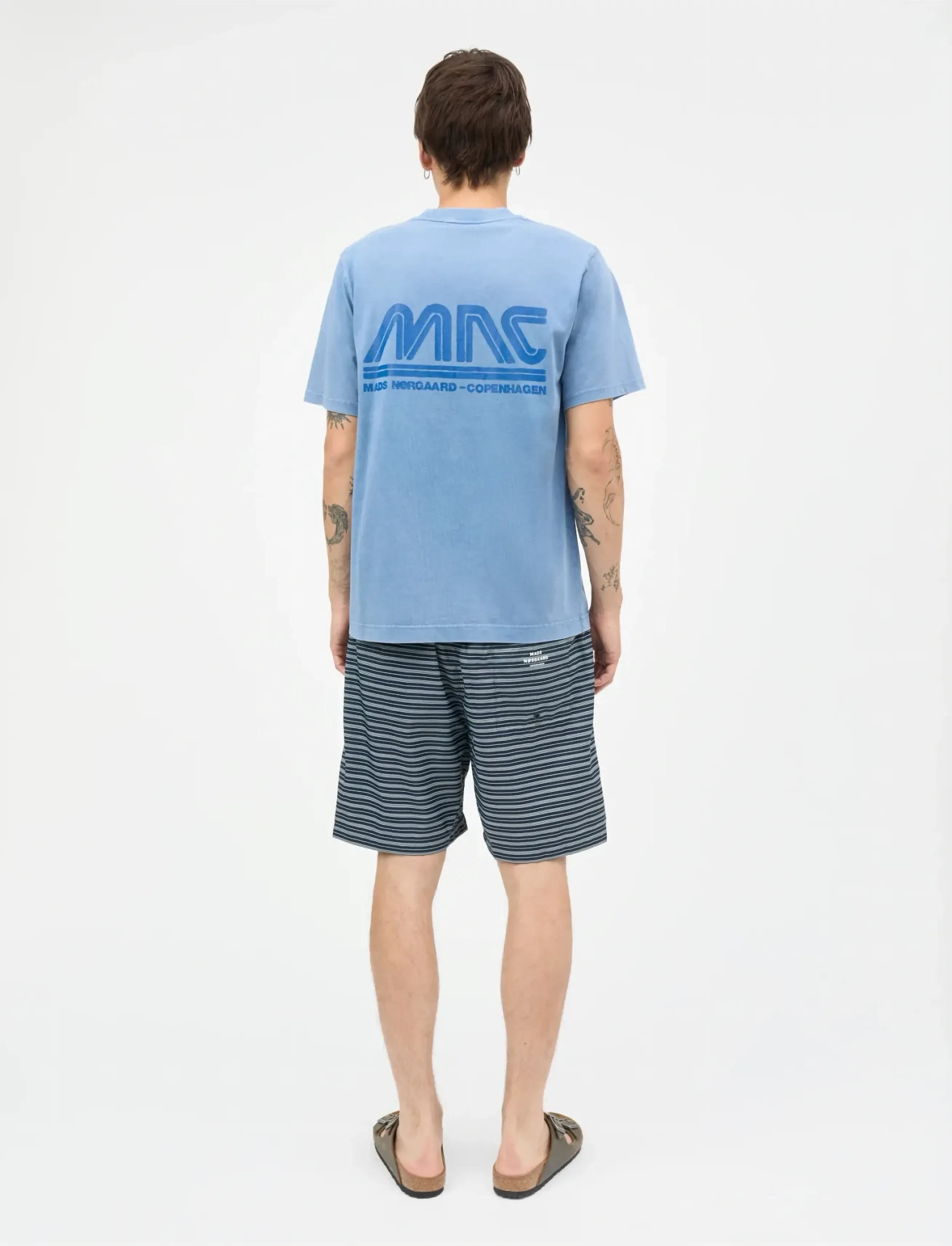 Mads Nørgaard - Cotton Jersey Frode MNC Tee - kortærmede t-shirts - riviera - 3