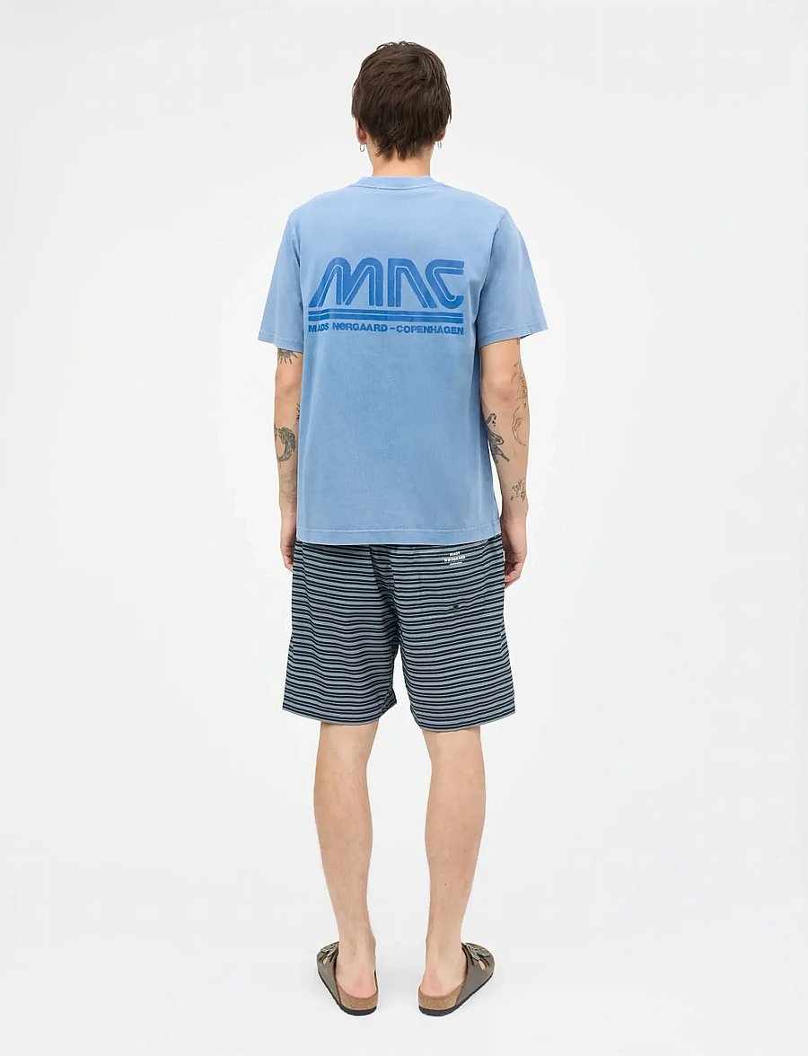 Mads Nørgaard - Cotton Jersey Frode MNC Tee - kortærmede t-shirts - riviera - 3