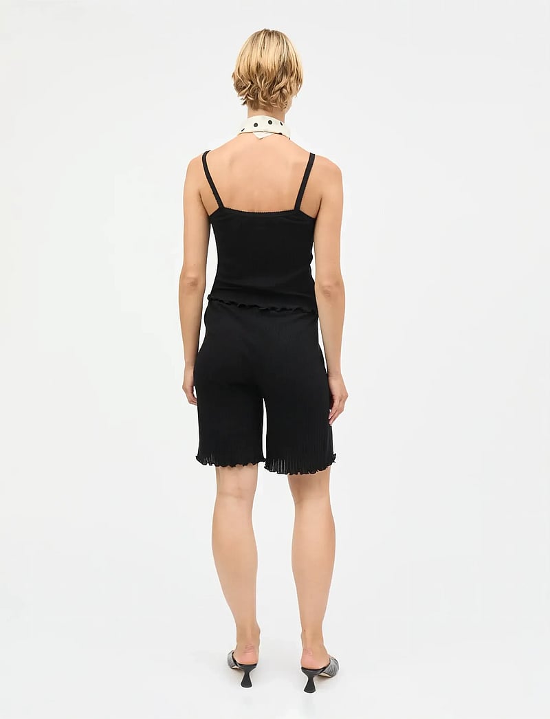 Mads Nørgaard - Pointella Trilla Top - tanktops - black - 2