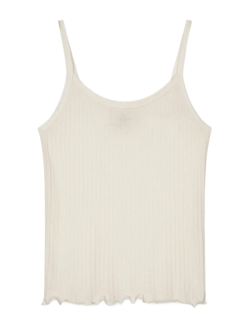 Mads Nørgaard - Pointella Trilla Top - tanktops - vanilla ice - 0