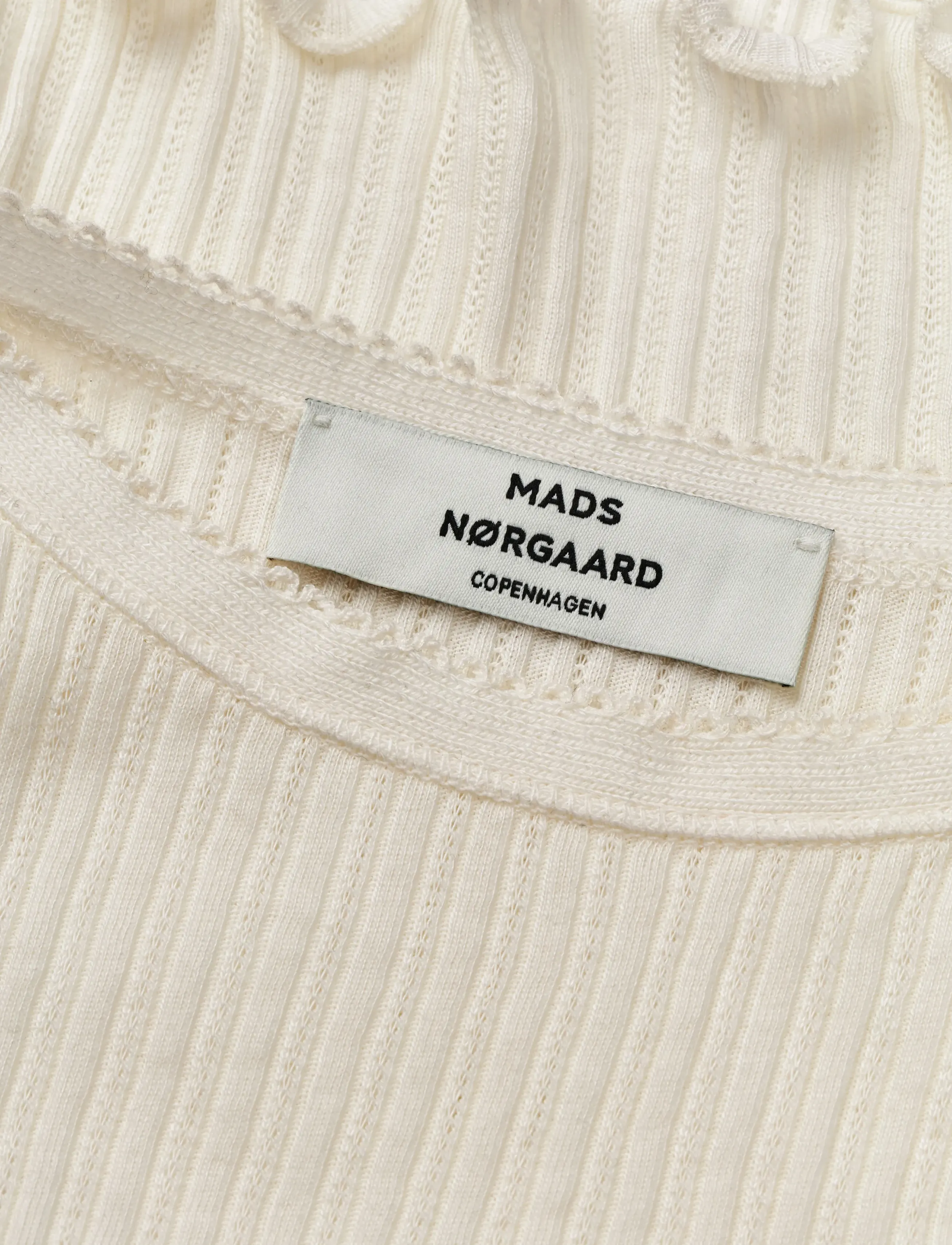 Mads Nørgaard - Pointella Trilla Top - linnen - vanilla ice - 1