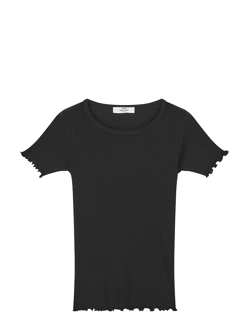 Mads Nørgaard - Pointella Trixy Tee - t-shirts - black - 1
