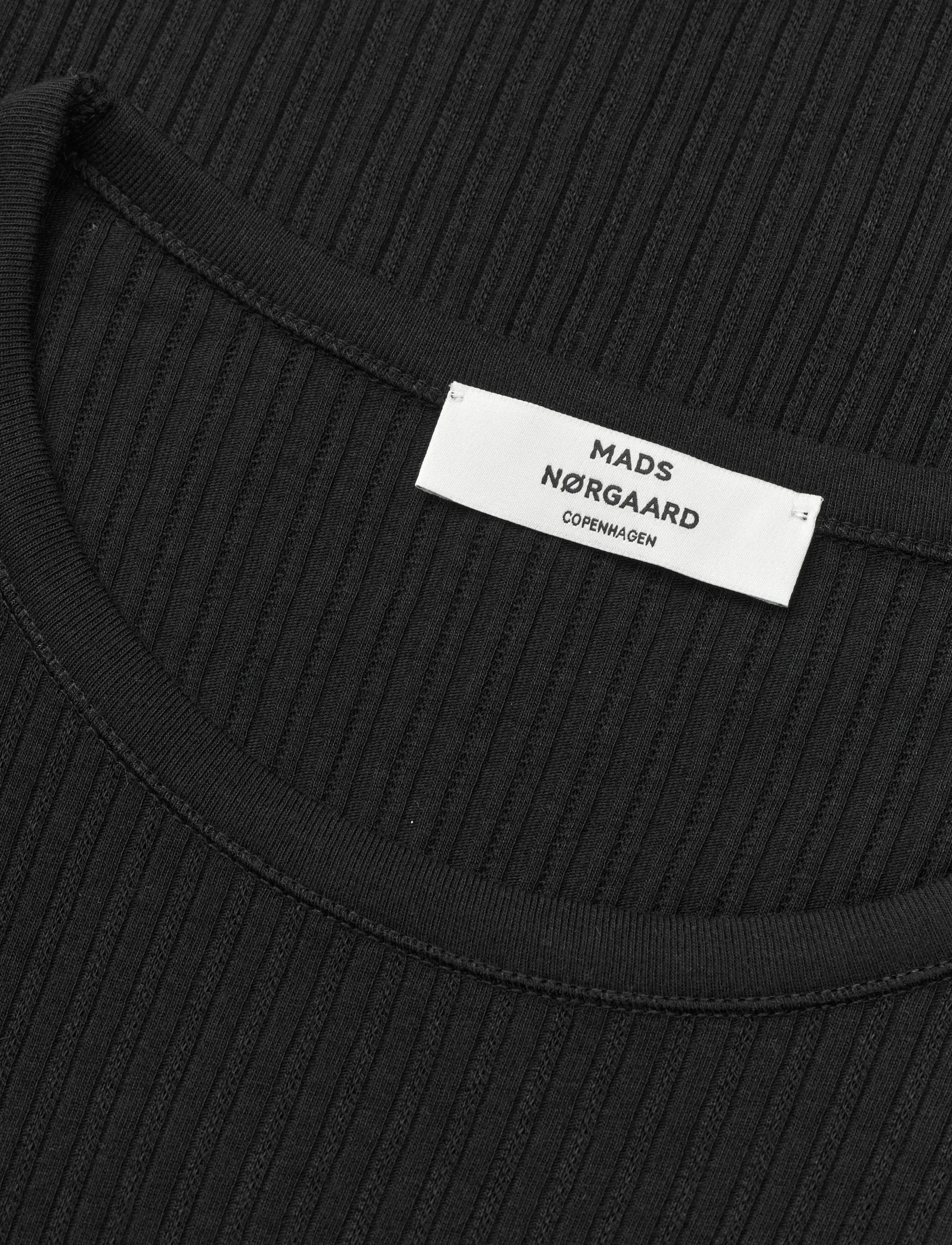 Mads Nørgaard - Pointella Trixy Tee - t-shirts - black - 3