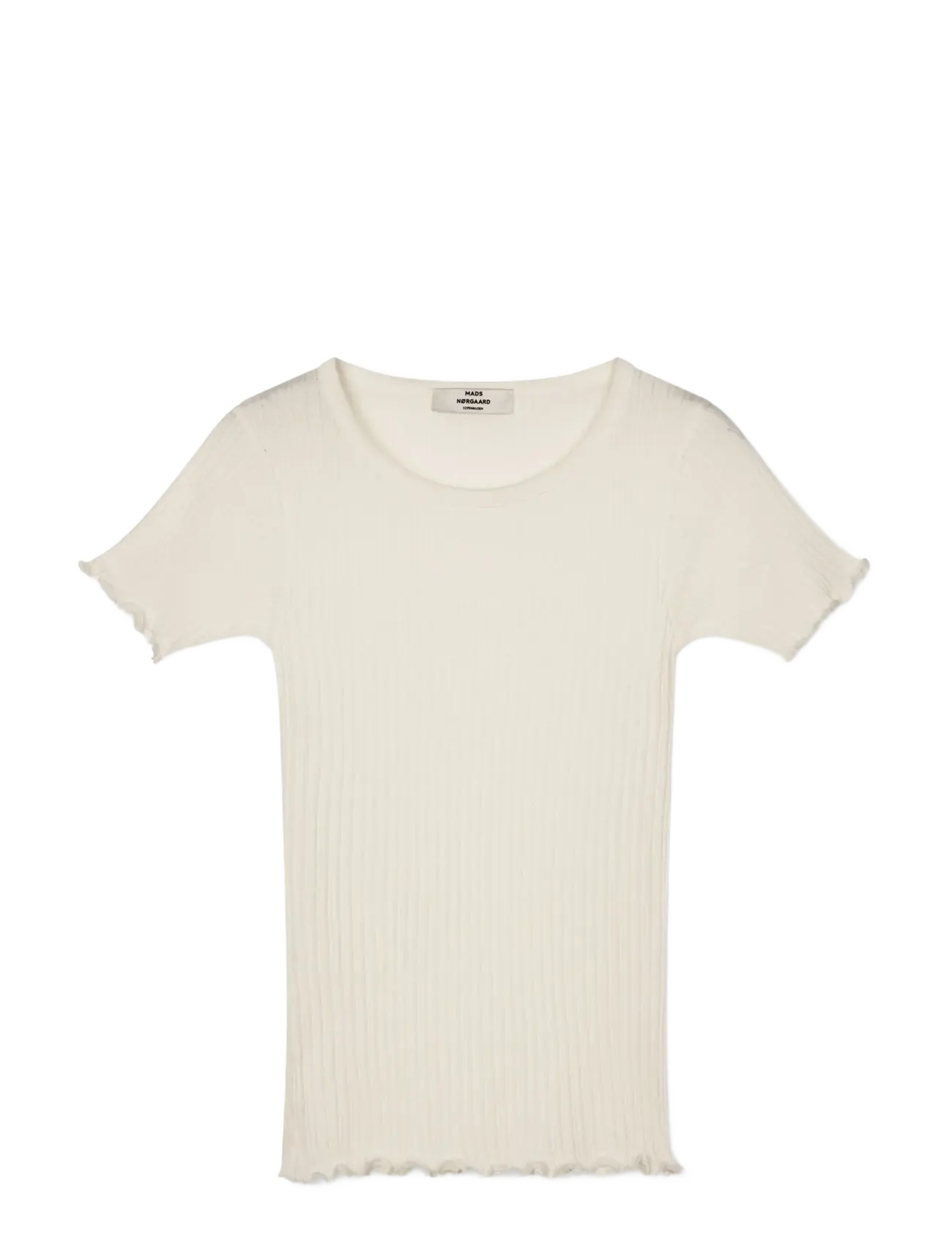 MADS NØRGAARD Pointella Trixy Tee Cream - XL - Damen