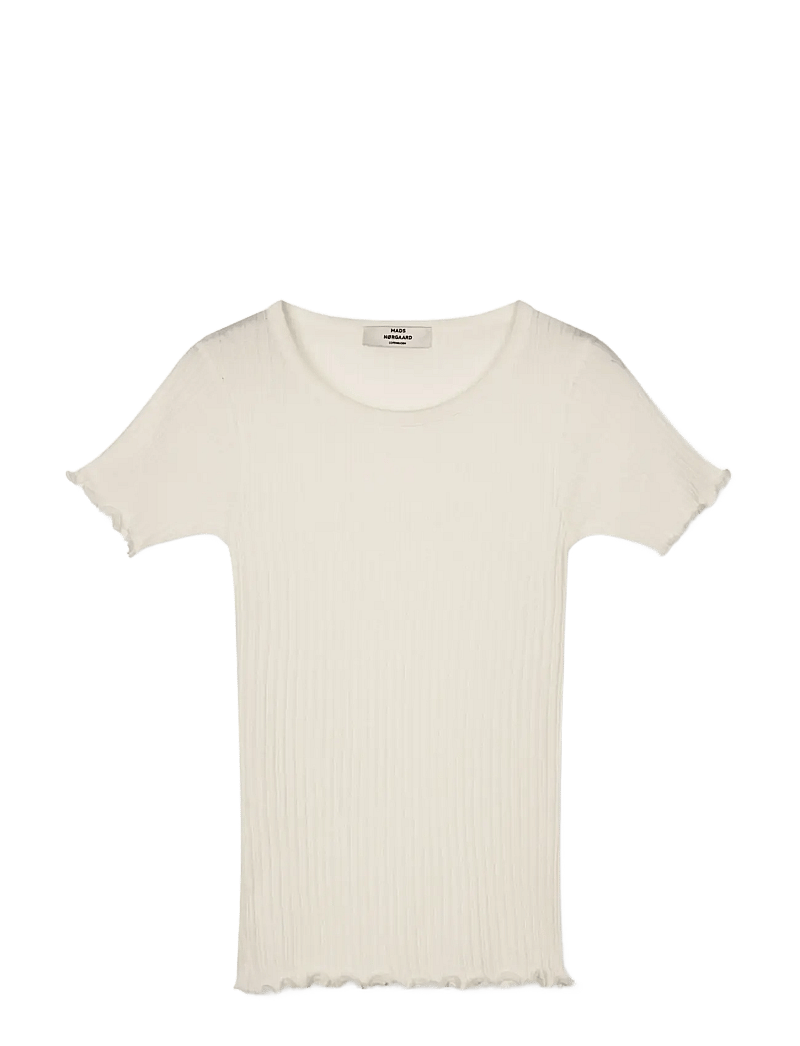 Mads Nørgaard - Pointella Trixy Tee - t-shirts - vanilla ice - 0