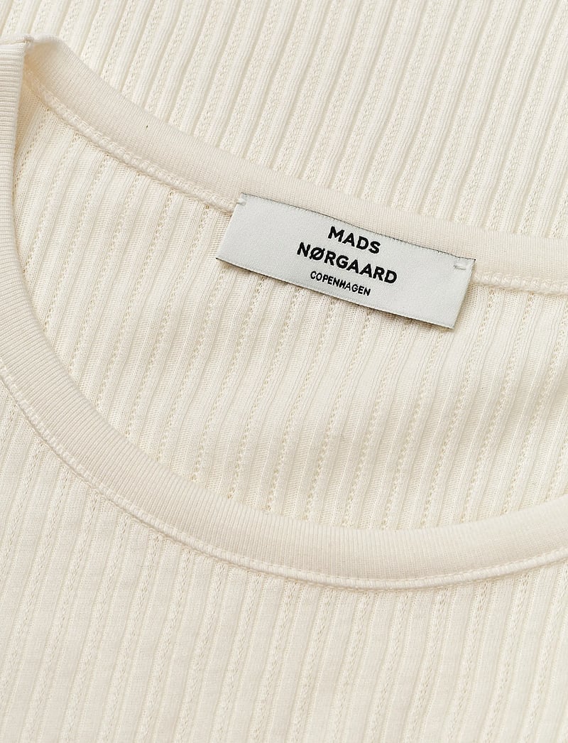 Mads Nørgaard - Pointella Trixy Tee - t-shirts - vanilla ice - 1