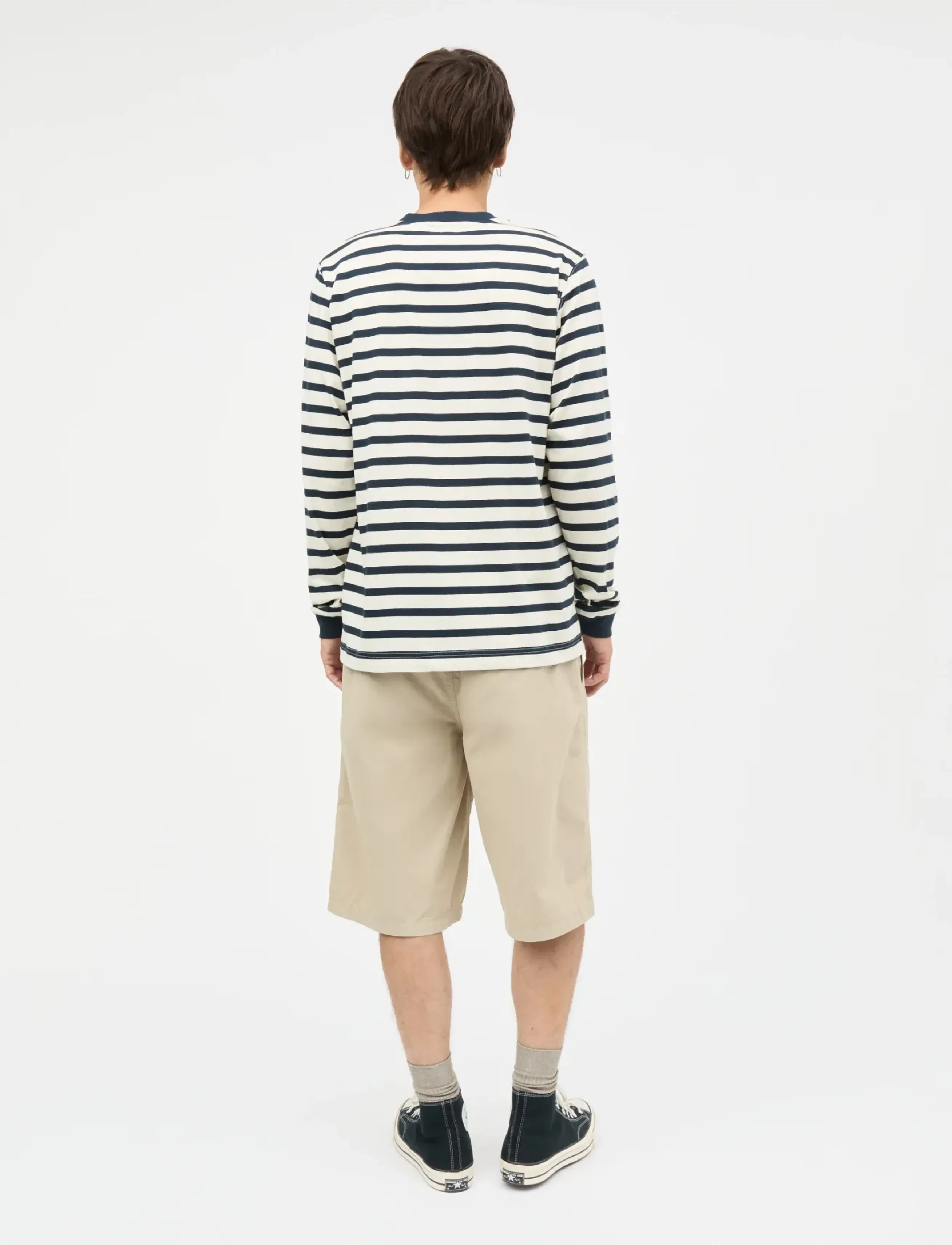 Mads Nørgaard - Dyed Weave Jay Work Shorts - casual shorts - plaza taupe - 2