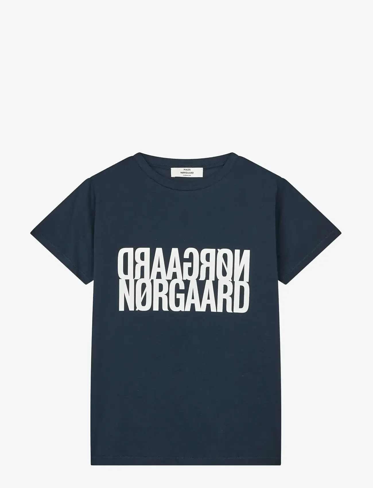 Mads Nørgaard - Single Cotton Trenda P Tee - t-shirts - sky captain - 0