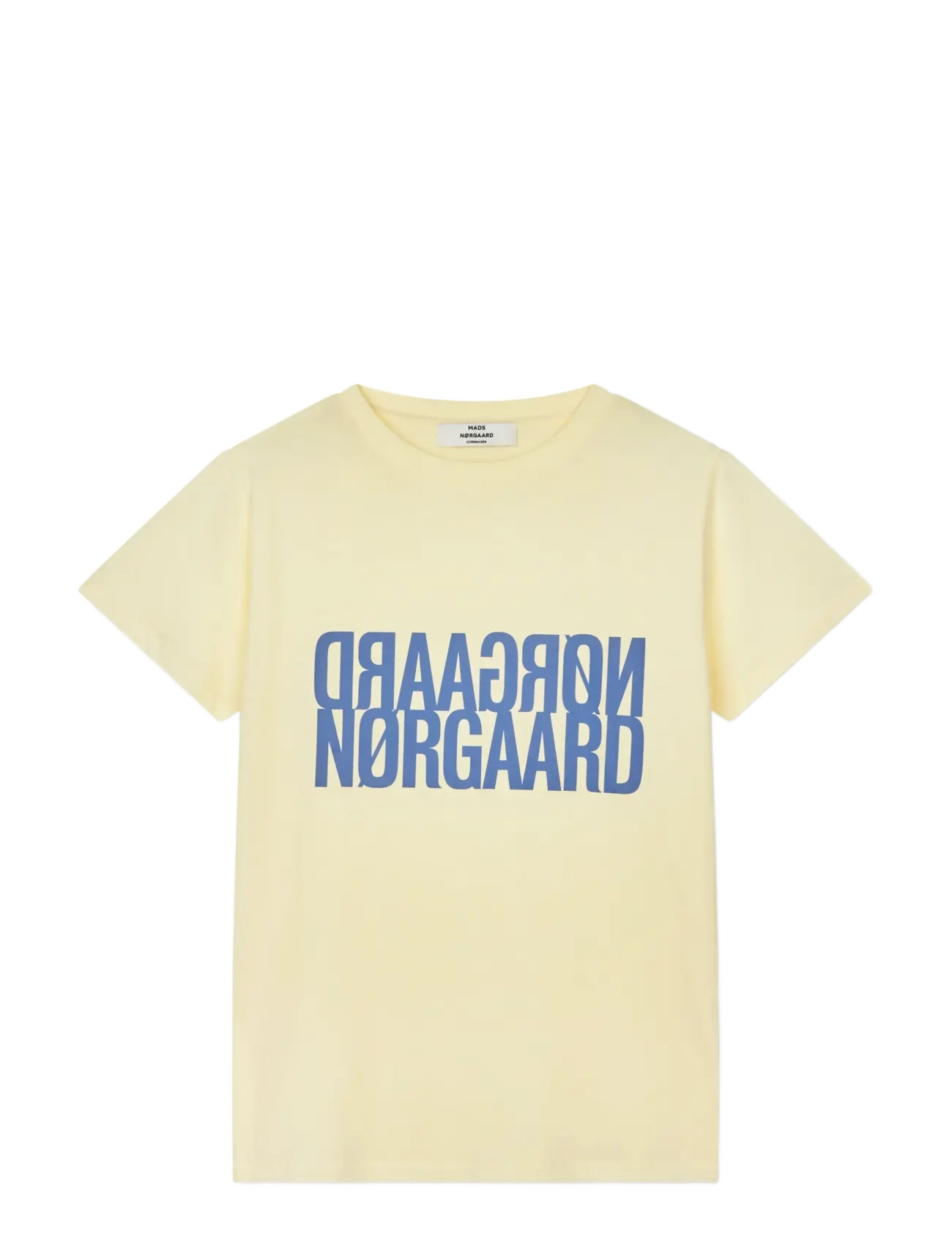 Mads Nørgaard Single Cotton Trenda P Tee - Inspiration - ALMOND OIL / yellow