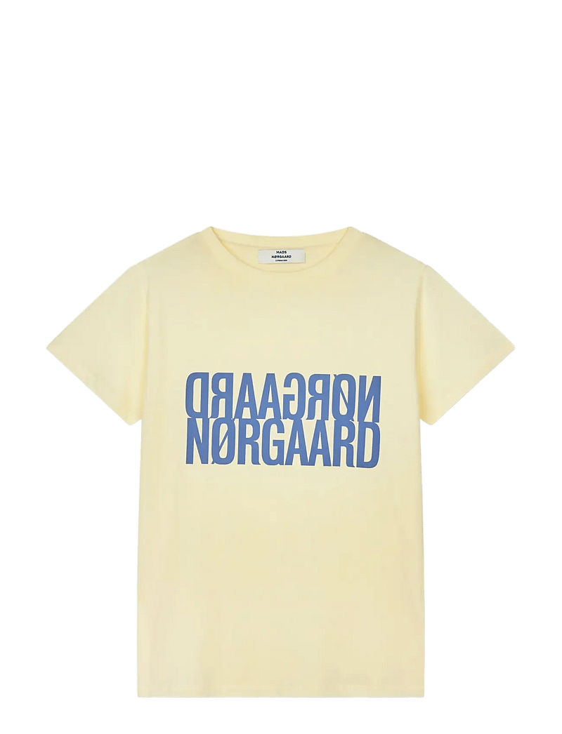 Mads Nørgaard - Single Cotton Trenda P Tee - t-särgid - almond oil - 0
