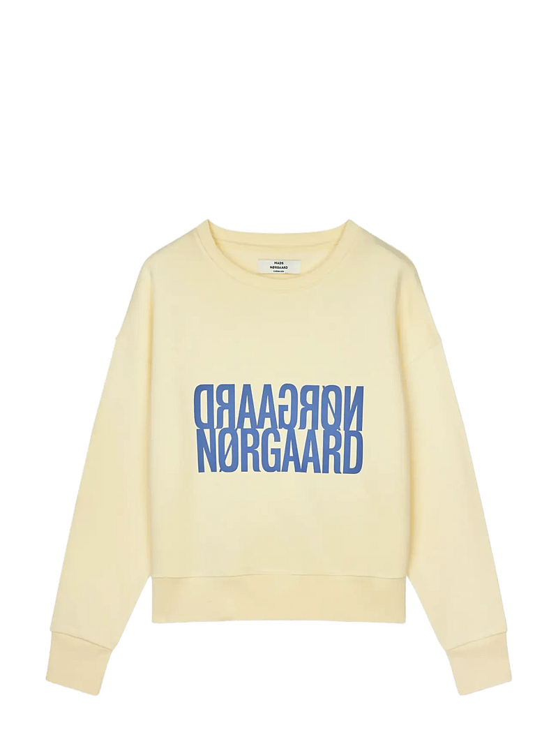 Mads Nørgaard - Original Sweat Tilvina Sweatshirt - modetrender - almond oil - 0