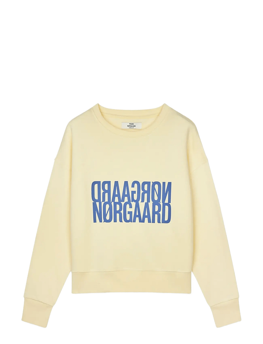 Mads Nørgaard - Original Sweat Tilvina Sweatshirt - sporta džemperi - almond oil - 0