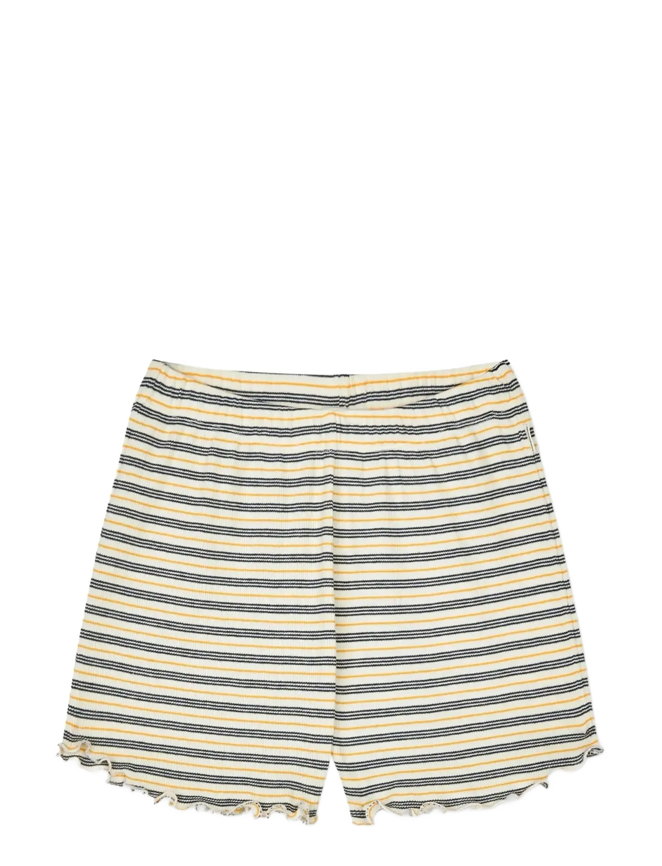MADS NØRGAARD 2X2 Baumwolle Stripe Prixa Gelb - 104 - Kinder
