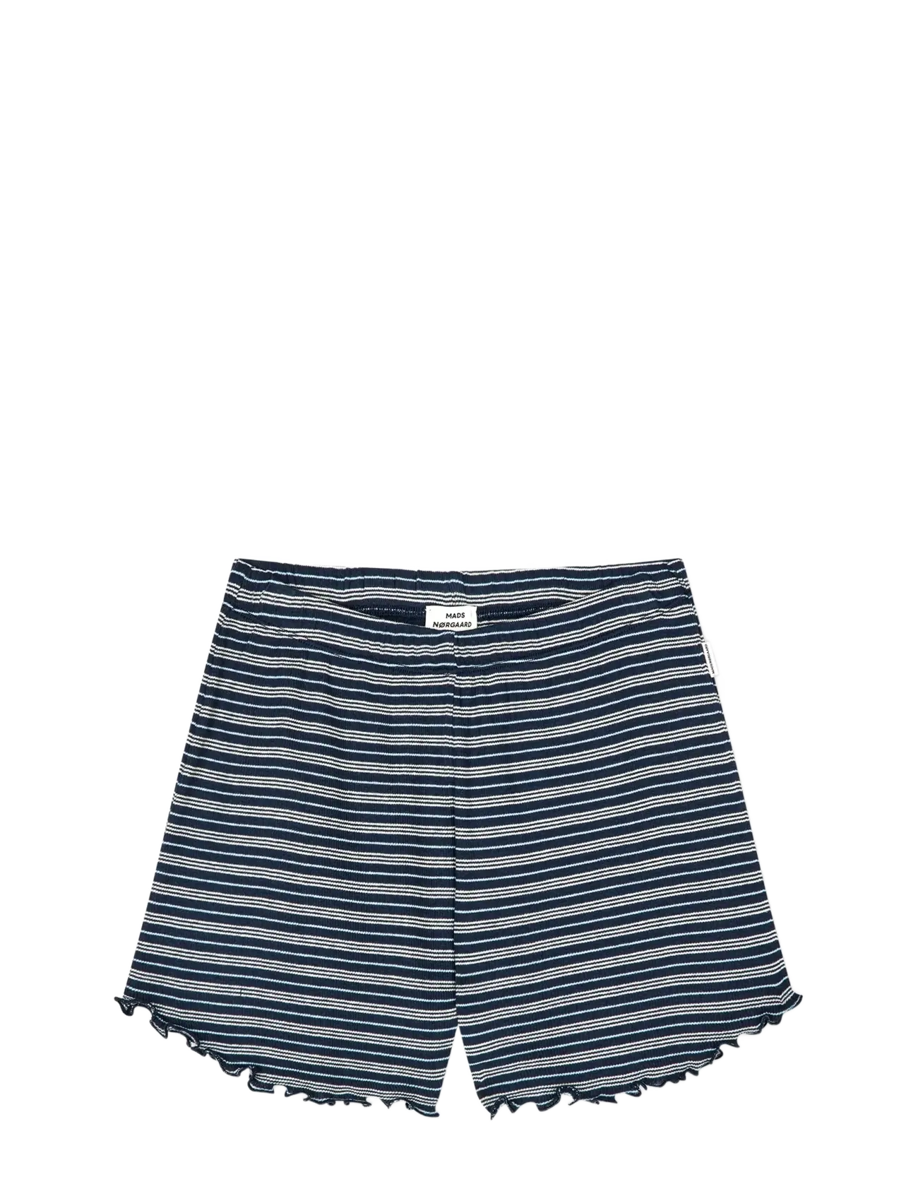 MADS NØRGAARD 2X2 Baumwolle Stripe Prixa Navy - 176 - Kinder