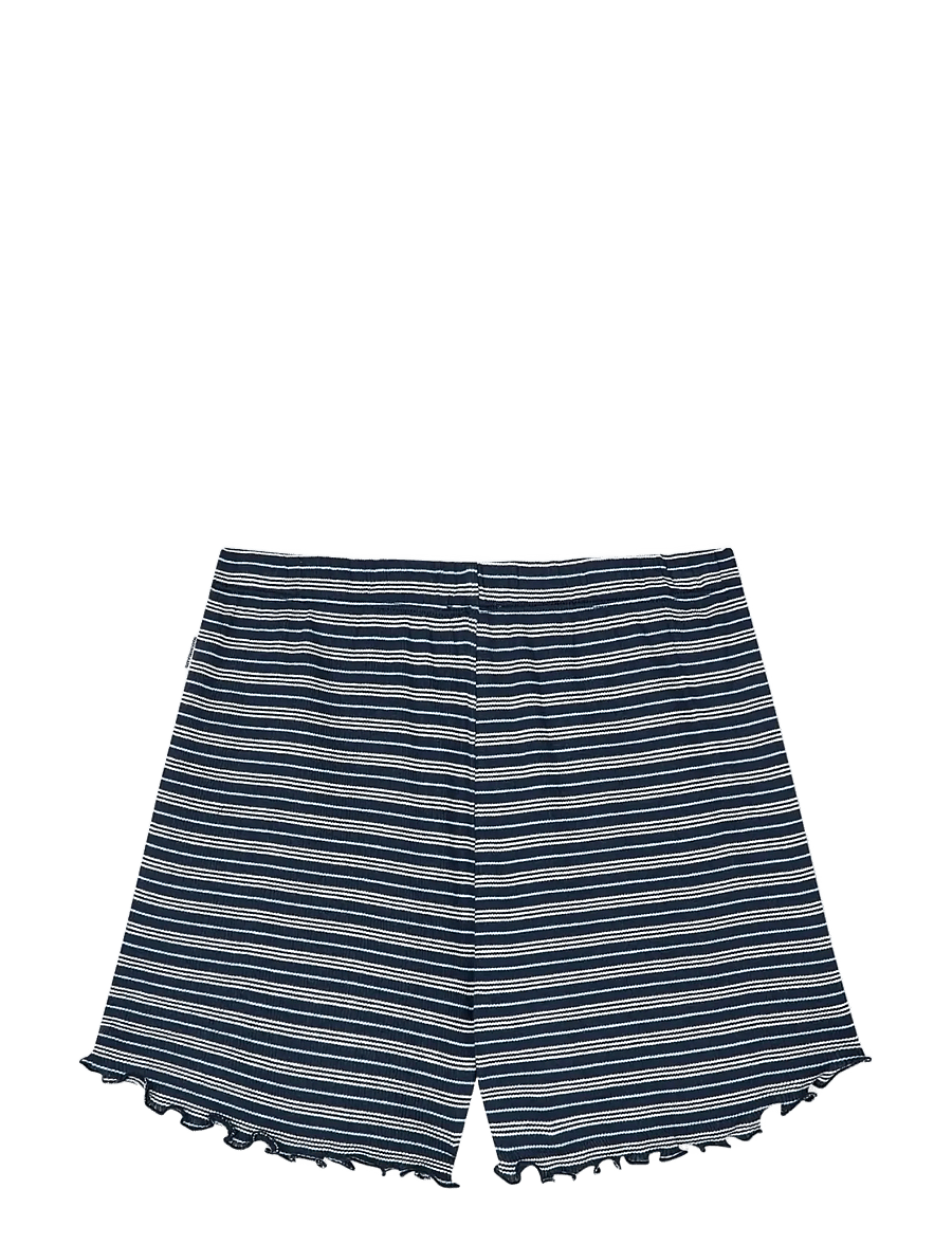 Mads Nørgaard - 2x2 Cotton Stripe Prixa - lühikesed vabaajapüksid - sky captain/vanilla ice/cashme - 1
