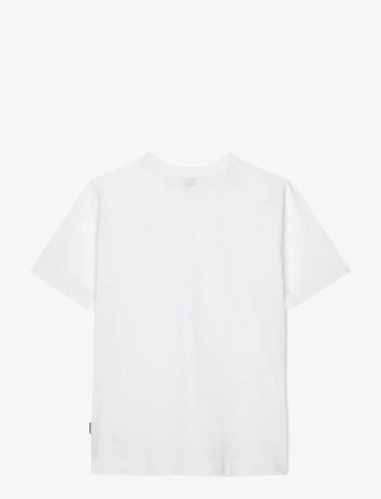 Mads Nørgaard - Cotton Jersey Theo Tee - kortærmede t-shirts - white - 1