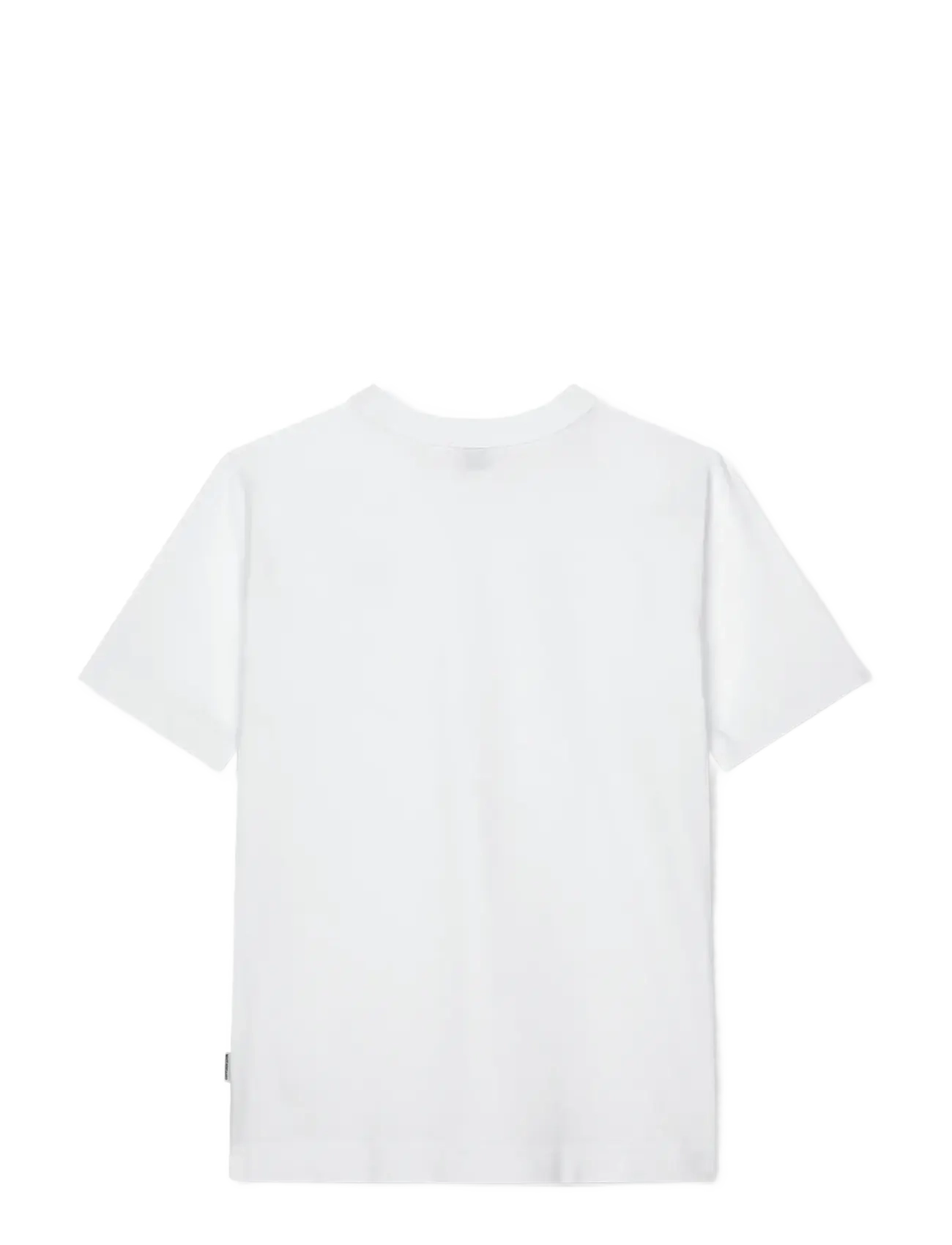 Mads Nørgaard - Cotton Jersey Theo Tee - short-sleeved t-shirts - white - 1